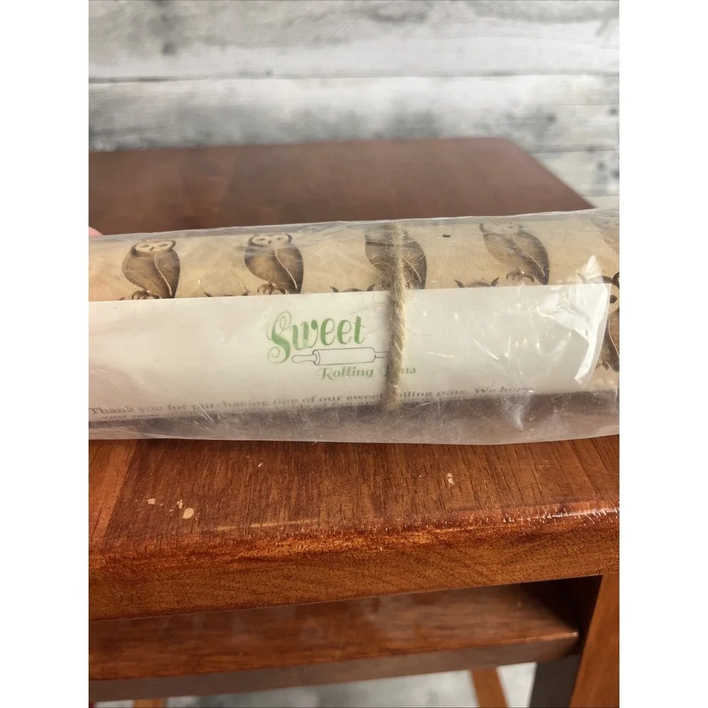 Owls Rolling Pin Made Of Wood